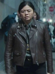 Ruibo Qian Daredevil Born Again 2025 Leather Jacket