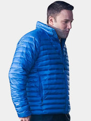 The Accountant Ben Affleck Puffer Blue Jacket