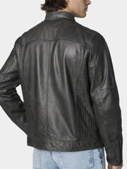 Ravorn Vintage Black Racer Jacket