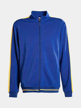 Blue Angeles Striped Track Jacket