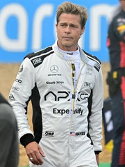 Grand Prix Brad Pitt F1 APX GP Racing Leather Jacket