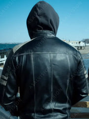 The Instigators 2024 Casey Affleck Leather Jacket