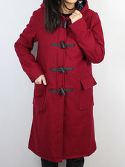 Women's Duffle Coat - Red