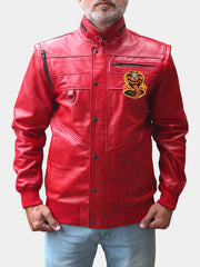Johnny Lawrence Red Leather Jacket