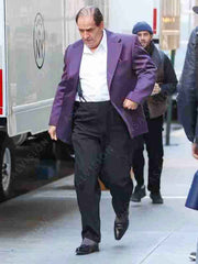 The Penguin 2024 Colin Farrell Purple Blazer