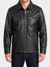 Coltrane Black Leather Jacket