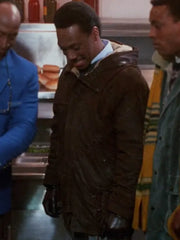 Coming to America Eddie Murphy Brown Leather Jacket