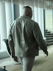 The Killer's Game Dave Bautista Grey Leather Jacket