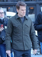 Dexter Resurrection 2025 Dexter Morgan Grey Quilted Jacket