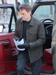 Dexter Resurrection 2025 Dexter Morgan Grey Quilted Jacket