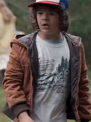 Stranger Things Dustin Henderson Brown Jacket