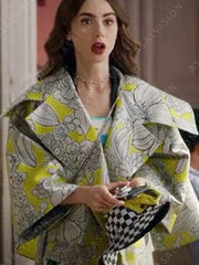 Emily in Paris Yellow Floral Jacket