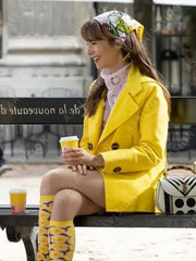 Emily Cooper Emily in Paris Season 3 Yellow Coat