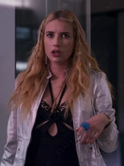 Space Cadet Emma Roberts Silver Jacket