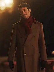 Emily in Paris Season 4 Marcello Wool Brown Coat