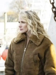 FBI Most Wanted Nina Chase Suede Bomber Jacket
