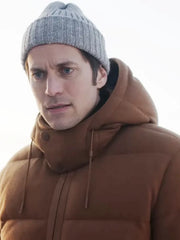 Emily In Paris Season 4 Gabriel Brown Puffer Jacket
