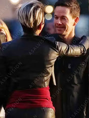 The Union Halle Berry Black Cropped Leather Jacket