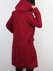 Women's Duffle Coat - Red