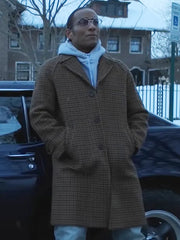 JP Gibbs Power Book IV Brown Checked Coat