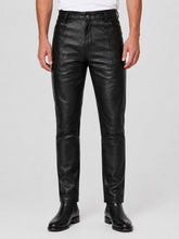 Jim Morrison Black Leather Pants