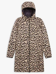Joe Fresh Jilly Leopard Print Puffer Coat