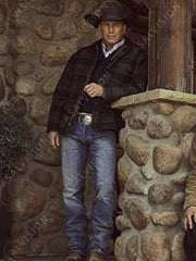 Yellowstone John Dutton Plaid Jacket