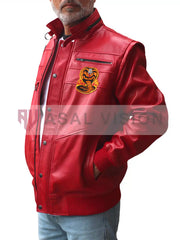 Johnny Lawrence Red Leather Jacket