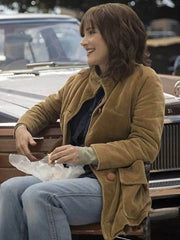 Women's Stranger Things Joyce Byers Brown Coat