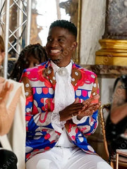 Julien Emily In Paris Season 3 Multicolor Blazer