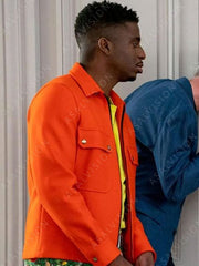 Julien Emily in Paris Season 2 Orange Jacket