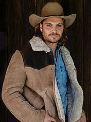 Yellowstone Season 5 Kayce Dutton Shearling Jacket