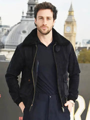 Kraven the Hunter Sergei Kravinoff Black Suede Jacket
