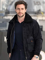 Kraven the Hunter Sergei Kravinoff Black Suede Jacket