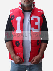 MVP Deebo Samuel Brock Purdy Red Puffer Vest