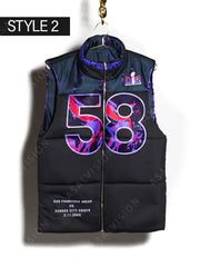 Super Bowl LVIII Kristin Juszczyk Puffer Vest