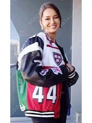 Super Bowl LVIII 49ers Kristin Juszczyk Bomber Varsity Jacket