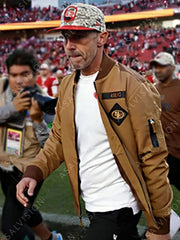 Kyle Shanahan 49ers Salute To Service Brown Jacket