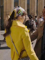 Emily Cooper Emily in Paris Season 3 Yellow Coat