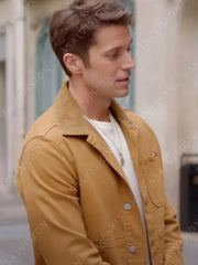 Gabriel Emily in Paris Season 2 Brown Jacket