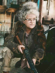 Fallout 2024 Ma June Brown Leather Jacket