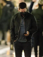 The Union Mark Wahlberg Black Bomber Jacket