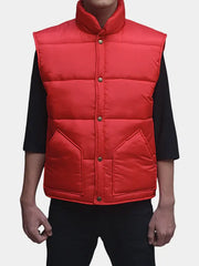 Marty McFly Back To The Future Red Puffer Vest