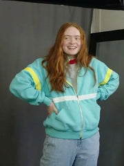 Stranger Things Max Mayfield Blue Fleece Jacket