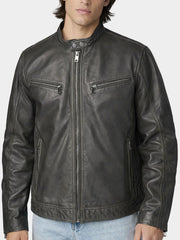 Ravorn Vintage Black Racer Jacket