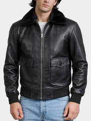 Ironik G-1 Bomber Leather Jacket