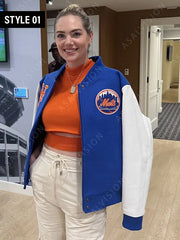 Kate Upton Mets Jacket