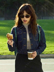 Miller's Girl 2024 Jenna Ortega Denim Jacket