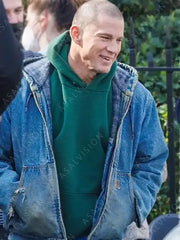 Mike Lane Magic Mike's Last Dance Denim Hooded Jacket