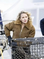 FBI Most Wanted Nina Chase Suede Bomber Jacket